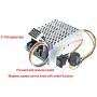 NB PWM DC Motor Speed Controller, DC10-55V60A with Forward-Brake-Reverse Switch, Ajustable Potentiometer & LDE Digital Display