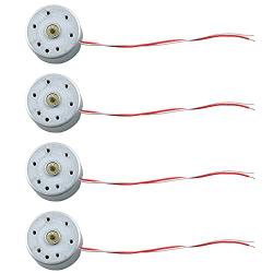 LRONG 4PCS 3V 6200RPM DC Motor Mini Electric Motor with Wire for DIY Toys