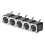 STEPPERONLINE 5PCS Nema 17 Stepper Motor Bipolar 2A 84oz.in 48mm 4-Lead for 3D Printer/CNC