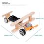 WaNana Electric Propeller Taxiing Aircraft-Electric Motor Physical Science Toys-DIY Wooden Science Experiment Kits-Circuit Building STEAM Toys for Kids Fashion