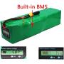 Wnicek 60V 25AH Ebike Lithium-ion Battery 21700 16S 5P 25000mAh Rechargeable Battery Pack with BMS Protection and Charger Fit for 1200W-250W Electric Bicycles Motor