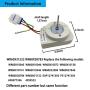 Upgraded WR60X31522 WR60X28783 Refrigerator Evaporator Fan Motor Compatible with GE Hotpoint, Replaces WR60X10138 WR60X27646 WR60X28784 WR60X31122 PS12741350 AP6977246 4959523 etc, 10 Year QA