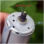 Nuojie Electronic Components Motor RS-555PH DC Motor RS555 High Torque Micro Motor 555 DC 24-48V 3600RPM Brush Motor Low Current Low Speed DIY Copier Motor (Speed(RPM) : Motor and Pulley)