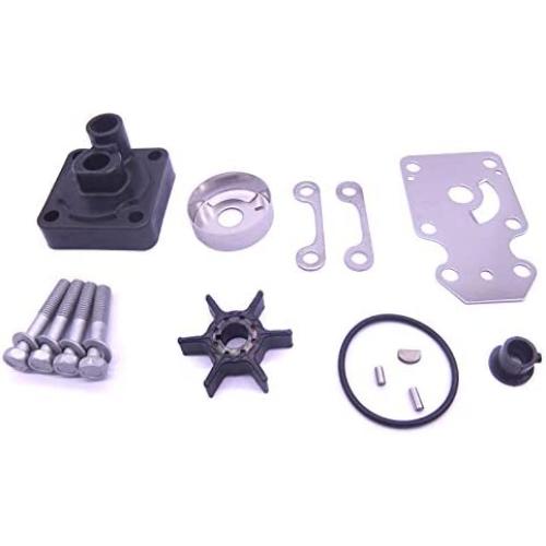 Boat Motor 6AH-W0078-00 6AH-W0078-01 Water Pump Repair Kit with Housing for Yamaha 15HP 20HP Outboard Engine,for Sierra Marine 18-3479