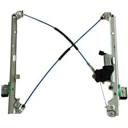Silverado Front Power Window Regulator with Motor Assembly Compatible with Silverado Tahoe Suburban Avalanche 1500 2500 3500 00-06 Cadillac Escalade 02-06 GMC Yukon XL