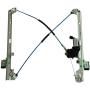 Silverado Front Power Window Regulator with Motor Assembly Compatible with Silverado Tahoe Suburban Avalanche 1500 2500 3500 00-06 Cadillac Escalade 02-06 GMC Yukon XL