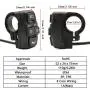 Motorcycle Turn Signal Headlight Horn Switch Motorcycle Head Light Control Switches 48V Waterproof Light Horn Turn Signal ON/Off Switch 7/8 inch Handlebar Switch for Scooter Electric Bike