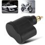 Tgoon Plug USB Charger, Adapter for Plug Outlet Motorcycle Dual USB Charger Power Adapter Cigarette Lighter for Hella DIN Plug