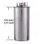 BOJACK 80+5 uF 80/5 MFD ±6% 370/450 V AC CBB65 Dual Run Circular Start Capacitor for AC Motor Run or Fan Start or Condenser Straight Cool or Heat Pump Air Conditioner