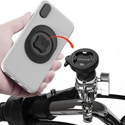 Universal 1” Ball Motorcycle Phone Mount,Quick Release Motor Bike Smartphone Holder 【2nd Gen】