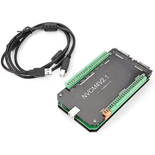 NVCM 4 Axis CNC Controller Ethernet MACH3 Motion Control Card Double-Isolation USB Interface Board Card for Stepper Motor