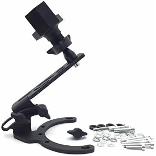 HK Moto- Motorcycle Camera/GPS/Cell Phone/Radar Tank Mount with Holder Compatible with Motorcycles - All Years with Traditional Gas caps