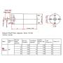 XD25GA370 DC Gear Motor 24V Micro Motor Driver Low Speed CW CCW Permanent Magnet + Bracket Sport Control for Electrical Tools DIY(20rpm/min)