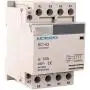 Electrodepot 60 Amp 4 Pole Normally Closed IEC 400V Contactor (Silent Operation) – 110-120VAC Coil, Inductive 30A, Resistive 60A with Mounting Base for DIN Rail