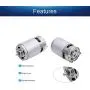 Fielect 18V DC Motor 20500RPM Round Shaft High Torque Electric Motor for DIY Electric/Electronic Projects, Drills, Robots, RC Vehicals, Remote Controlled Cars/Robot, Saw Repair/Replacement Engine