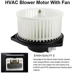 HVAC Blower Motor Assembly 700113 79310S0KA01 HO3126104 BM2723 Heater Blower Motor with Fan Cage for 2001-2003 CL / 1999-2003 TL