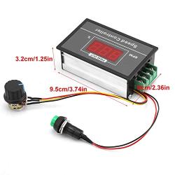 Controller Adjustable Regulator Generator PWM DC 6-60V 12V 24V 36V 48V 30A PMW Motor Speed Controller