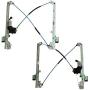 LAFORMO Front Left & Right Power Window Regulator with Motor Assembly Compatible with Silverado/Tahoe/Suburban/Avalanche 1500 2500 3500 00-06 Cadillac Escalade 02-06 GMC Yukon XL/Sierra