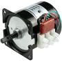 CHANCS 60KTYZ Synchronous Gear Motor AC 110V 5/6r/min CW/CCW Control 18W with 1PC Gear Motors Mounting Bracke Fixed Seat Holder for Grill Motor Outdoor Barbecue Motor…