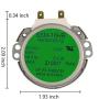 NEW OEM Produced 4681ED3001D for LG Dishwasher Diverter Motor by OEM Mania Replacement Part
