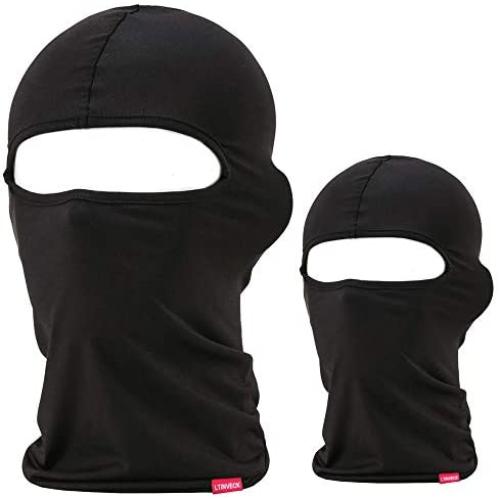 Balaclava Face Mask, 2 Pack Lightweight Motorcycle Black Warmer Ski Mask for Men Bandana