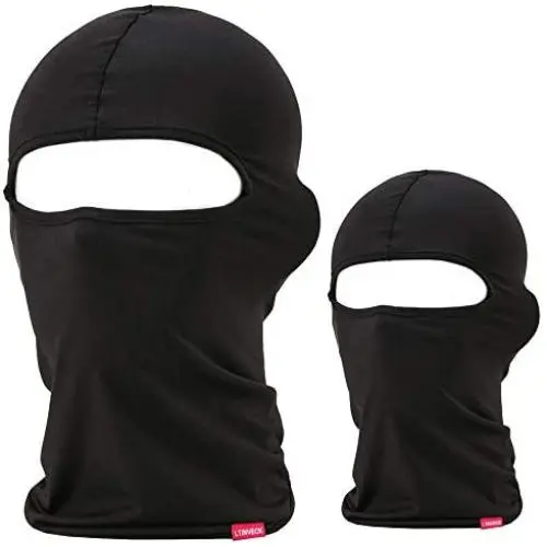 Balaclava Face Mask, 2 Pack Lightweight Motorcycle Black Warmer Ski Mask for Men Bandana
