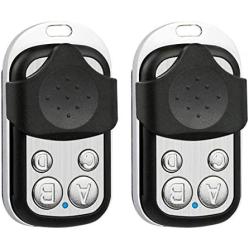 2 Pack - 433.92MHz Copy Remote Controller Metal Clone Remotes Auto Copy Duplicator for Gadgets Cars Motorcycles Home Garage Door