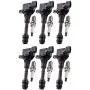 ENA Set of 6 Spark Plug and 6 Ignition Coil Pack Compatible with Nissan Infiniti Maxima Murano Pathfinder Quest Altima Q4 350Z FX35 G35 Replacement for UF349