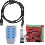 USB CNC Controller Card DC 24V MACH3 100Khz Motion Controller Card Breakout Board Support for 4 Axis Linkage