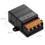 YETOR Wireless Remote Switch,110V/120V/240V /40A Relay Wireless RF Switch for Lights,Household Appliances, Garage Door,Pump and Electrical Equipment with 328ft Long Range(Black)