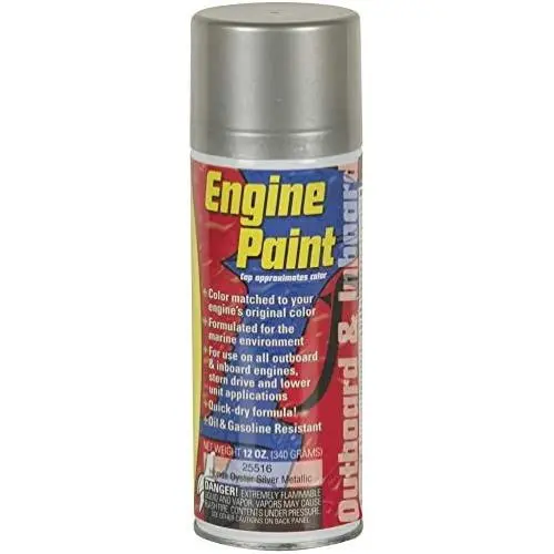 Moeller Engine Spray Paint, (12 Oz.) Honda Oyster Silver Metallic