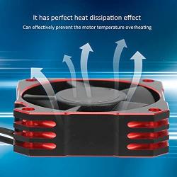 21000RPM RC Motor Cooling Fan, 8.5V 35MM Brushless RC Motor Heatsink, ESC Cooling Fan Heat Dissipation for 1/10 1/12 1/8 RC Car Sensored Brushless Motor(red)
