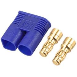 uxcell 3.5mm Bullets Connector Gold Plated EC3 Connector Plugs RC LIPO Battery ESC Motor DIY Parts Equipment End (Male) 2Sets