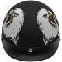 VCAN Cruiser Patriotic Eagle USA Graphics Motorcycle Half Helmet