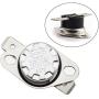 TOTOT 500PCS KSD301 DegC 40 Thermal Control Switch 250V 10A Normally Closed NC Thermostat Temperature SwitchTOTOT 500PCS KSD301 DegC 40 Thermal Control Switch 250V 10A Normally Closed NC Thermostat Temperature Switch