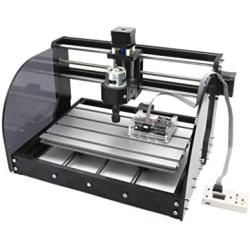 CNC 3018 Pro Max 3 Axis Desktop DIY Mini Wood Router Kit PCB PVC Milling Engraver Engraving Carving Machine GRBL Control with offline controller Hand Control (3018 Pro Max w/offline controller)
