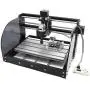 CNC 3018 Pro Max 3 Axis Desktop DIY Mini Wood Router Kit PCB PVC Milling Engraver Engraving Carving Machine GRBL Control with offline controller Hand Control (3018 Pro Max w/offline controller)