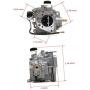 The ROP Shop | Carburetor Kit for Toro CH20-64637, CH20-64656, CH20-64677 Kohler 20 HP Motor