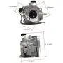 The ROP Shop | Carburetor Kit for 18 HP Chemtex CH18-62649, Cushman CH18-62569 Kohler Motors