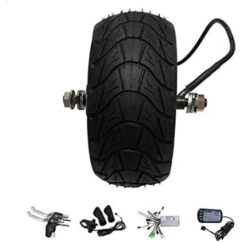 JJ Boom 48V 1000W 8 Inch Electric Bicycle Motor Kit Fat Tire 20085 8Wheel Brushless Toothless Hub Motor E Bike Wheel Kit (Disc Brake)
