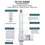 16 Inch 400MM Stroke Linear Motion Actuators (4 6 8 10 12 20 Optional) Electric Telescopic Rod DC 12V Motor 3.3MM/S 8000N 1700lb 800kg Load Heavy Duty for Automotive