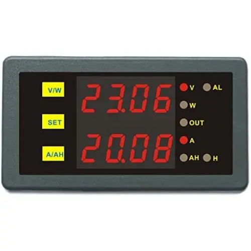 AILI DC Programmable Meter Controller 0-200V 0-600A Volt Amp Power Ah Auto Shut Down Car Motor Boat Truck Caravan Battery Tester
