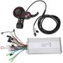 Alomejor 48V Electric Scooter Controller with LCD Thumb Shifter 2 in 1 Electric Mountain Bike Controller Kit for E Bike