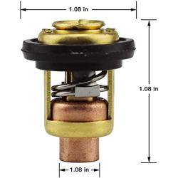 YIXIN 688-12411 6H3-12411 6E5-12411 T15-04000010 Thermostat Fit for Yamaha Parsun Makara Marine 2-Stroke 3HP 15HP 25HP 30HP 40HP - 250HP Outboard Motor