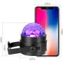 Litake UV Black Light for Glow Party, 6W LED Disco Ball Strobe Lights for Dark Party Supplies, Sound Activated with Remote Control, Dj Light for Halloween Xmas Birthday Party Home Decorations, 2 Pack