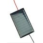 AMX3d AMX Solar 5V 30mA 53X30mm Micro Mini Power Solar Cells for Solar Panels with Wires- DIY Projects - Toys - Solar Charge 3.6v Batteries 4 Pcs