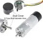 Encoder Metal Gearmotor 12V DC High Speed 600RPM Gear Motor with Encoder for Robotics