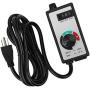 Kuuleyn Fan Speed Controller,Variable Adjuster Electronic 120v 1500w 15a Us Plug 2 Meter Cord Easy to Operate for Lights, Fans, Electric Tools, Massagers, Pumps, Etc.
