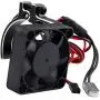AllinRC Aluminum Heat Sink Cooling Fan with Thermal Sensor Clamp Heatsink for 42mm Diameter Motors fit 4268 4274 Brushless Motor (Black)