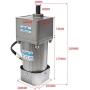 Bemonoc Powerful 200Watts AC 110V 50/60HZ Variable Speed Gear Reducer Motor Output Shaft Dia 18mm High Speed 180 rpm for Chemical Good Medical Industry